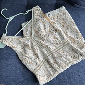 Casual lace fit mini dress